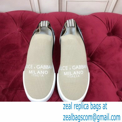 Dolce  &  Gabbana Slip On Sneakers with Logo 05 2021